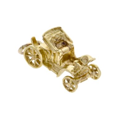 Pre-Owned Vintage 1979 9ct Yellow Gold Car Charm
