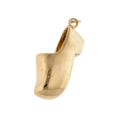 Pre-Owned 9ct Yellow Gold Clog Shoe Charm