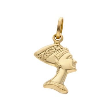 Pre-Owned 18ct Yellow Gold Hollow Nefertiti Pendant
