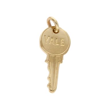 Pre-Owned 9ct Yellow Gold Hollow Yale Key Charm
