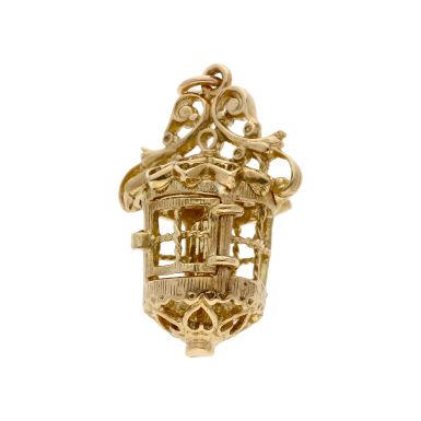 Pre-Owned 9ct Yellow Gold Candle Lantern Charm