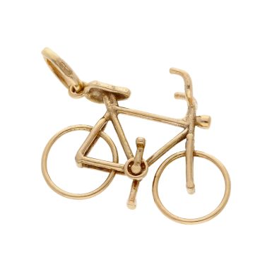Pre-Owned 9ct Yellow Gold Bicycle Charm