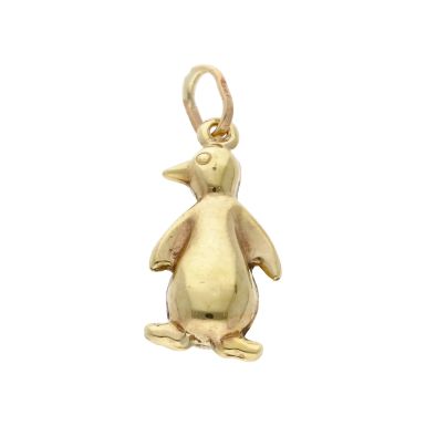 Pre-Owned 9ct Yellow Gold Hollow Penguin Charm