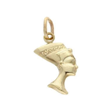 Pre-Owned 9ct Yellow Gold Hollow Nefertiti Charm
