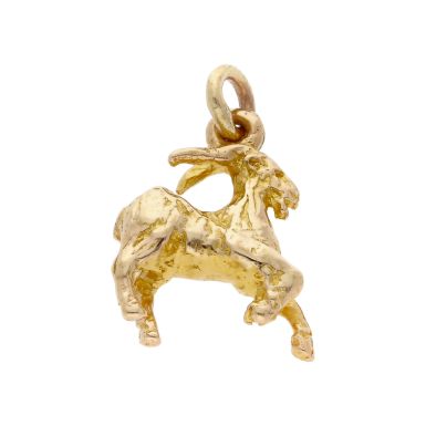 Pre-Owned 9ct Yellow Gold Aries Ram Horoscope Charm