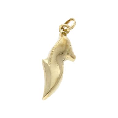 Pre-Owned 9ct Yellow Gold Hollow Heel Shoe Charm