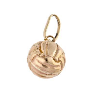 Pre-Owned 9ct Yellow Gold Hollow Knitting Ball Charm
