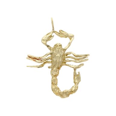 Pre-Owned 9ct Yellow Gold Scorpion Pendant