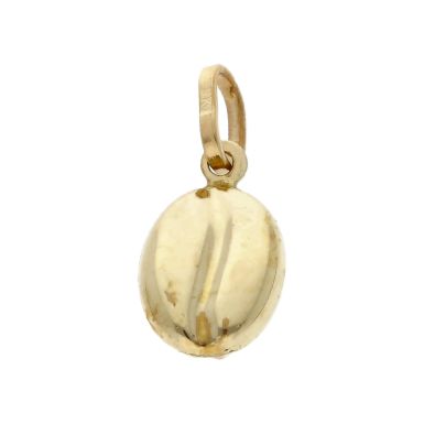 Pre-Owned 9ct Yellow Gold Hollow Coffee Bean Charm