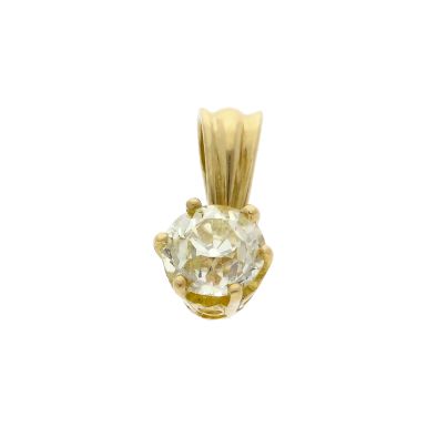 Pre-Owned 18ct Yellow Gold 0.68ct Diamond Solitaire Pendant