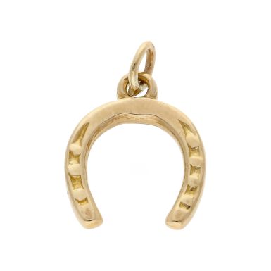 Pre-Owned 9ct Yellow Gold Hollow Horseshoe Charm