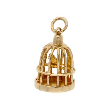 Pre-Owned 9ct Yellow Gold Birdcage Charm