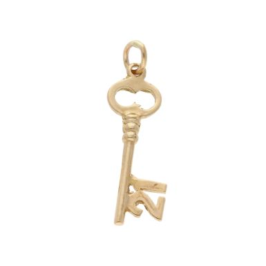 Pre-Owned Vintage 1961 9ct Yellow Gold Age 21 Key Charm