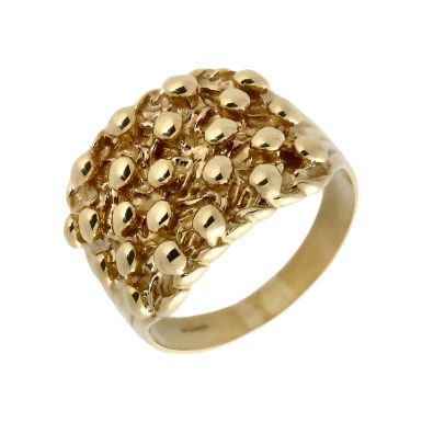 Pre-Owned 9ct Yellow Gold 5 Row Keeper Ring