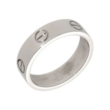 Pre-Owned Cartier 5.5mm Love Collection Screw Design Band Ring