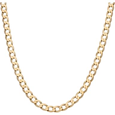 Pre-Owned 9ct Yellow Gold 21 Inch Curb Chain Necklace