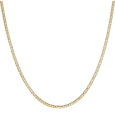 Pre-Owned 9ct Yellow Gold 16 Inch Anchor Link Chain Necklace