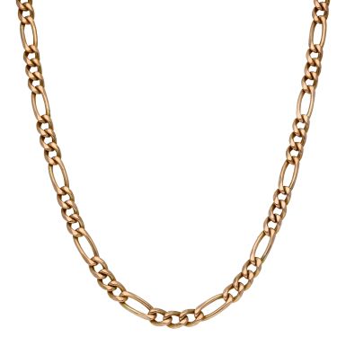 Pre-Owned 9ct Yellow Gold 20 Inch Hollow Figaro Chain Necklace