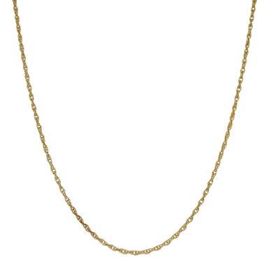 Pre-Owned 9ct Yellow Gold 17 Inch P.O.W Link Chain Necklace