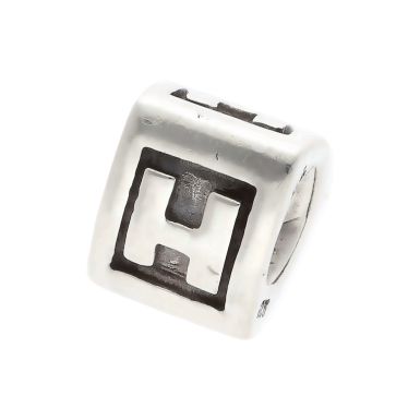 Pre-Owned Pandora Silver Initial H Charm