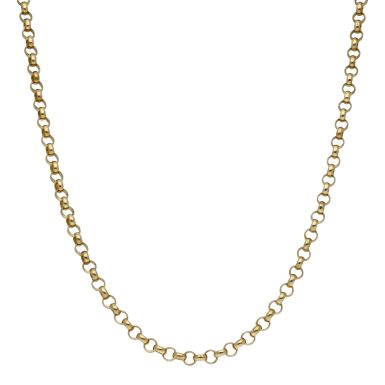 Pre-Owned 9ct Yellow Gold 21 Inch Belcher Chain Necklace