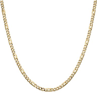 Pre-Owned 9ct Yellow Gold 20 Inch Fancy Link Chain Necklace