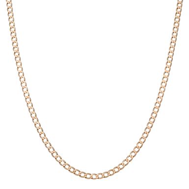 Pre-Owned 9ct Yellow Gold 31 Inch Curb Chain Necklace