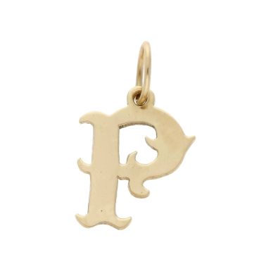 Pre-Owned 9ct Yellow Gold Initial P Pendant
