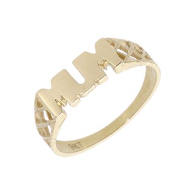 New 9ct Yellow Gold Mum Ring
