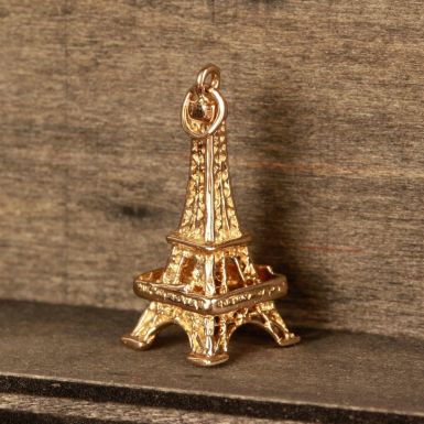 Pre-Owned Vintage 1965 9ct Yellow Gold Eiffel Tower Charm