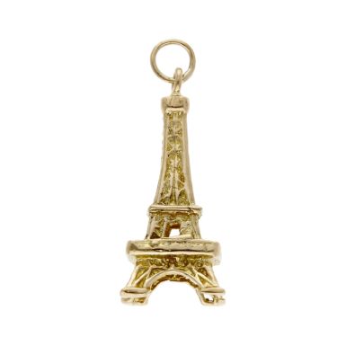 Pre-Owned Vintage 1965 9ct Yellow Gold Eiffel Tower Charm