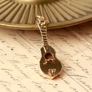 Pre-Owned Vintage 1965 9ct Yellow Gold Guitar Charm
