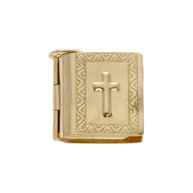 Pre-Owned Vintage 1965 9ct Yellow Gold Bible Charm