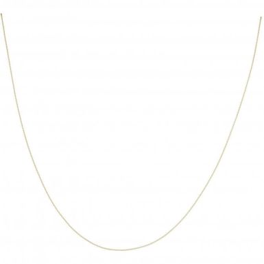 New 9ct Yellow Gold 18" Fine Curb Chain Necklace