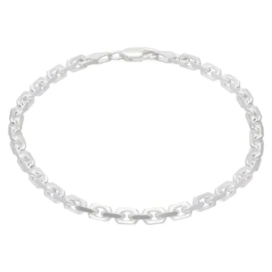 New Sterling Silver Solid 8.5" Anchor Link Bracelet