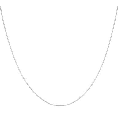 New Sterling Silver 16" Snake Link Chain Necklace