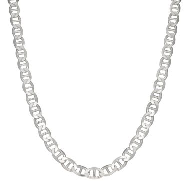 New Sterling Silver 22" Anchor Link Chain Necklace