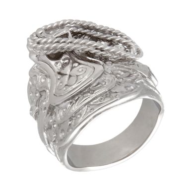 New Sterling Silver Saddle Ring