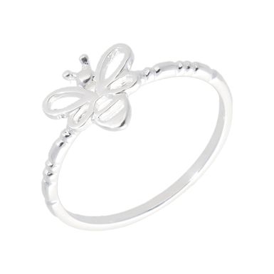 New Sterling Silver Manchester Bee Ring