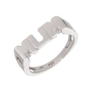 New Sterling Silver Mum Ring