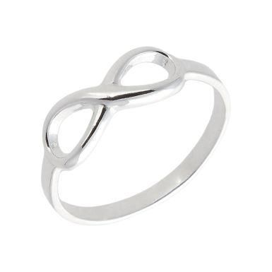 New Sterling Silver Infinity Symbol Ring