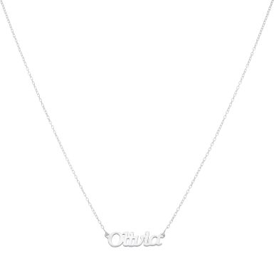 SIL 16" OLIVIA NECKLACE
