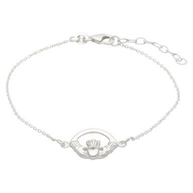 New Sterling Silver Claddagh Bracelet