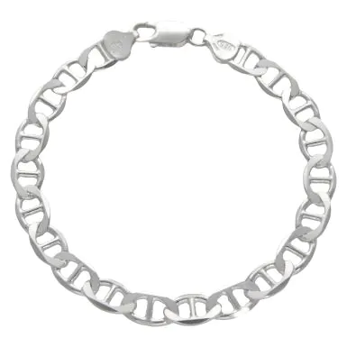 New Sterling Silver 8.5" Anchor Link Bracelet