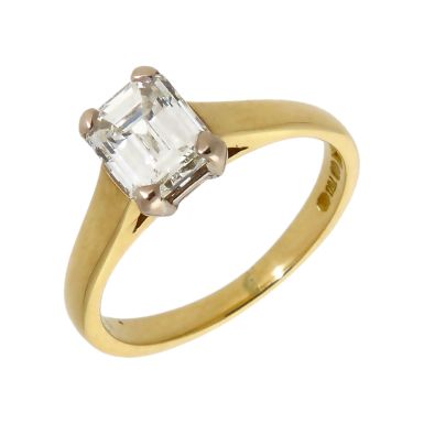 Pre-Owned 18ct Yellow Gold 1.10 Carat Diamond Solitaire Ring