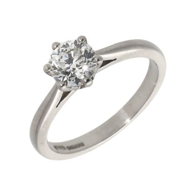 Pre-Owned Platinum 1.00 Carat GIA Diamond Solitaire Ring