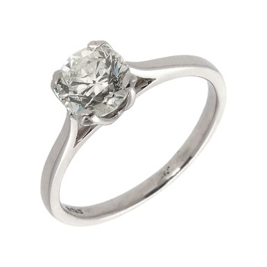 Pre-Owned Platinum 1.00ct Diamond Solitaire Ring