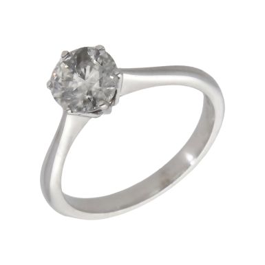 Pre-Owned 18ct White Gold 1.11ct Diamond Solitaire Ring