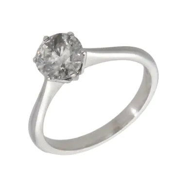 Pre-Owned 18ct White Gold 1.11ct Diamond Solitaire Ring