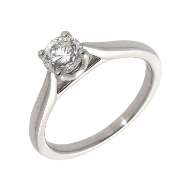Pre-Owned Platinum 0.70ct Diamond Solitaire Ring